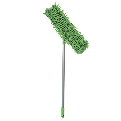 картинка Швабра с телескопической ручкой и микрофиброй лапшой от магазина Богатая