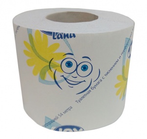 картинка Бумага туалетная на втулке 54м от магазина Богатая