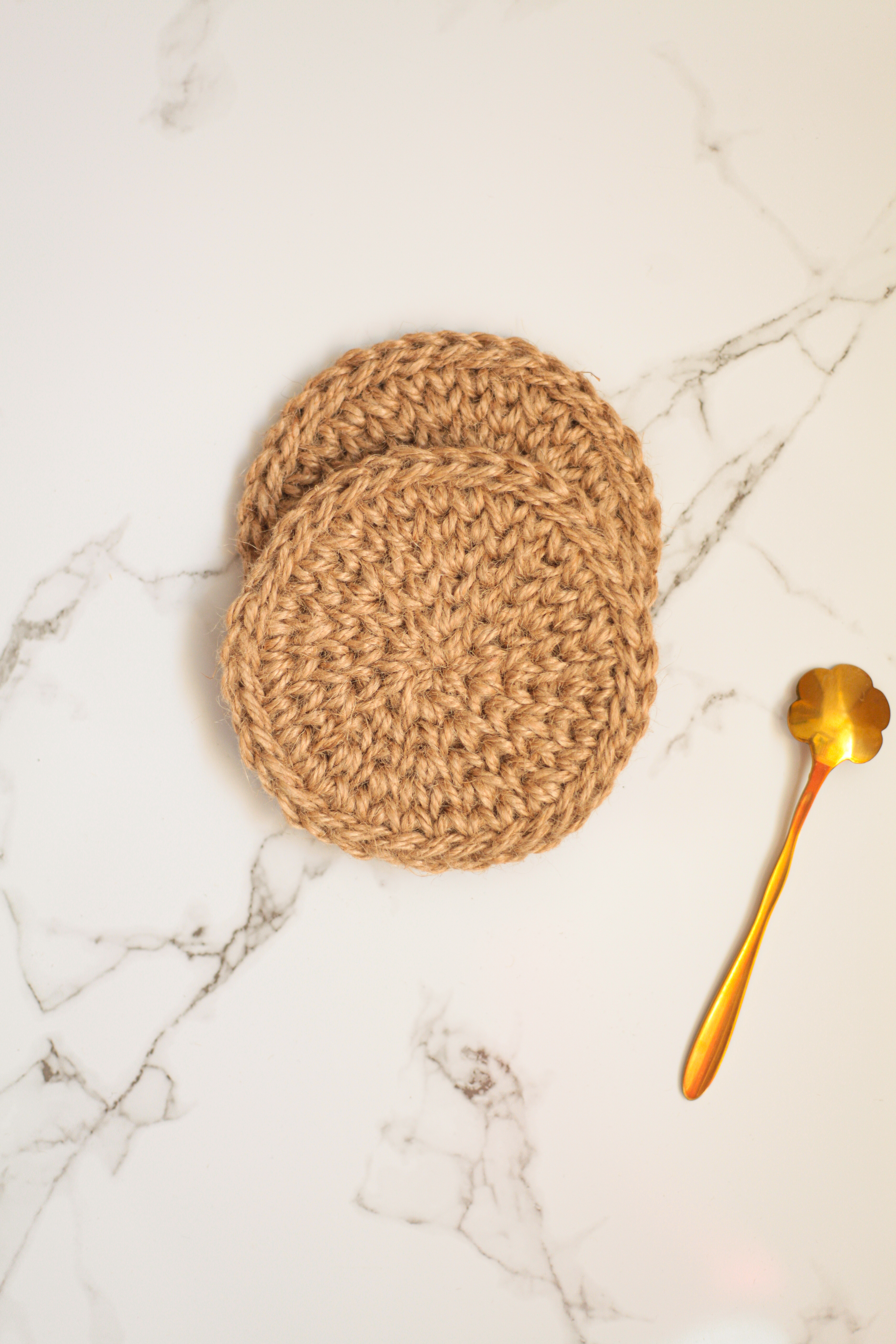 картинка Подставки 2шт под горячую кружку из джута от магазина Богатая