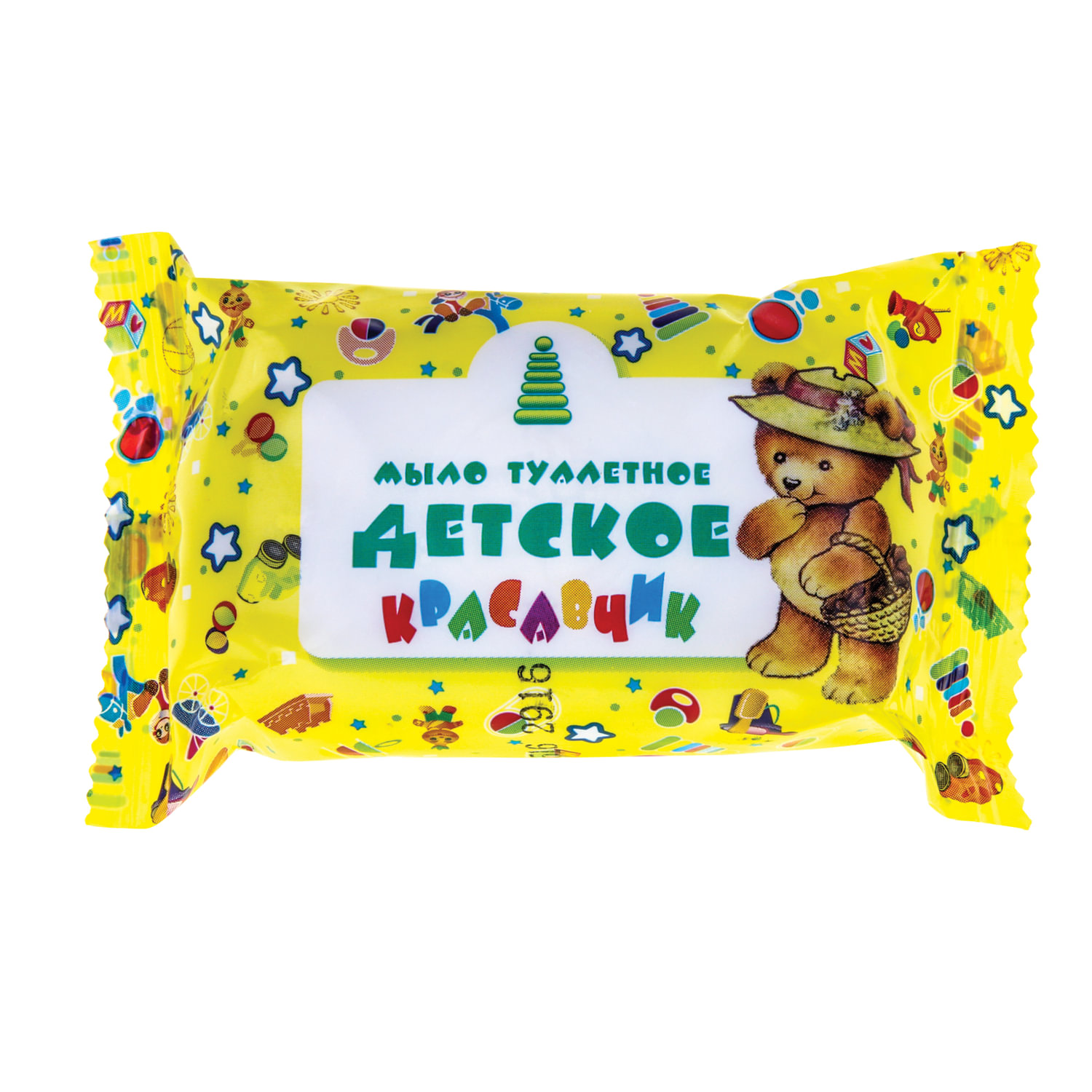 картинка Мыло туалетное (100 гр) ДЕТСКОЕ в обёртке от магазина Богатая