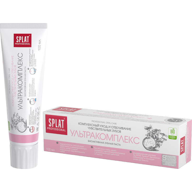 картинка Зубная паста Сплат Ультракомплекс (100 мл) от магазина Богатая