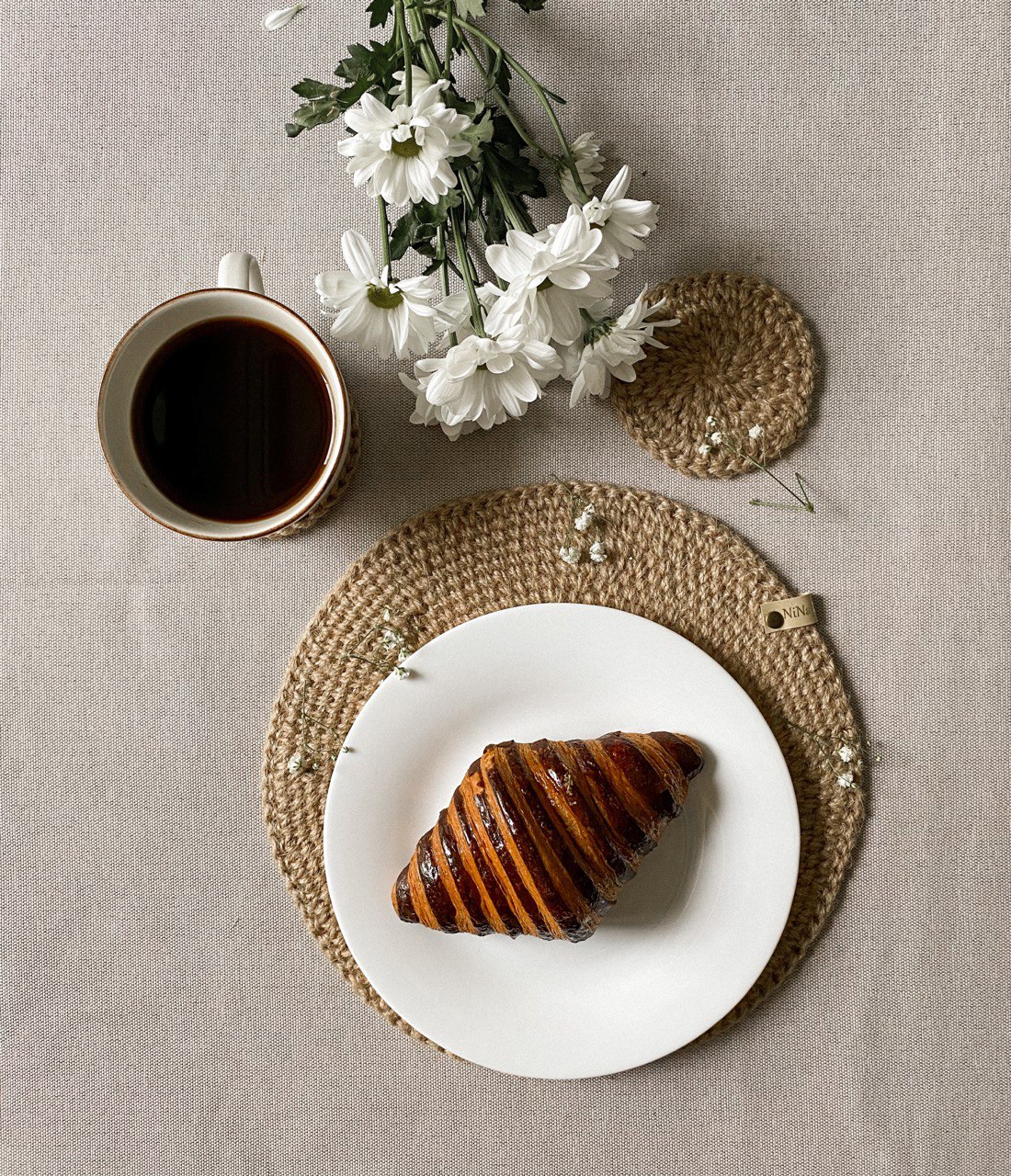 картинка Сервировочная салфетка из джута от магазина Богатая