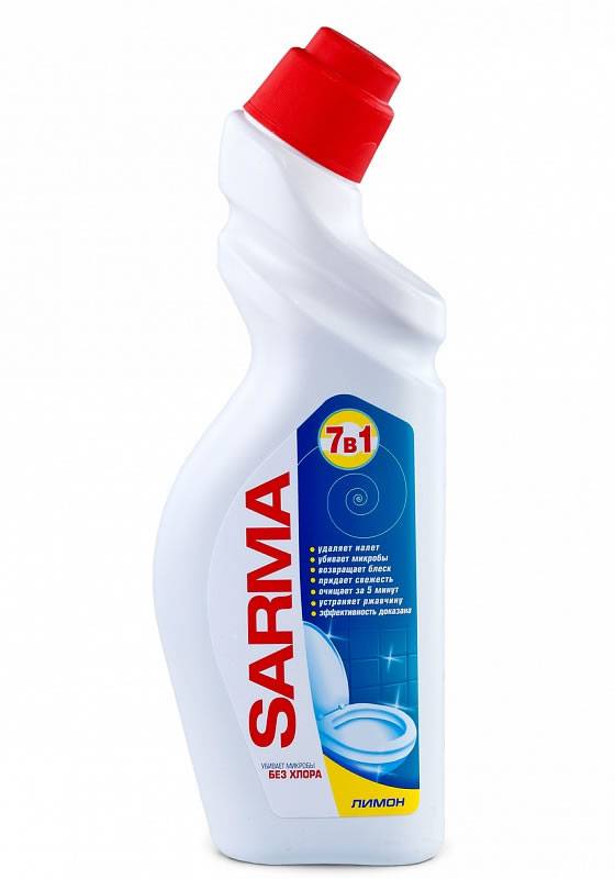 картинка САРМА ГЕЛЬ ЧИСТЯЩЕЕ СР-ВО Д/САНТЕХ. 750МЛ от магазина Богатая