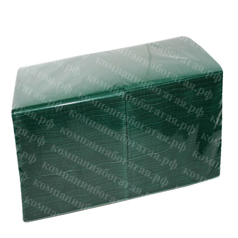 картинка Салфетки бумажные ЗЕЛЕНЫЕ 400л от магазина Богатая