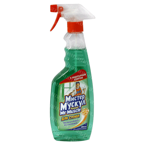 картинка МИСТЕР МУСКУЛ средство для стёкол, триггер (500мл) от магазина Богатая