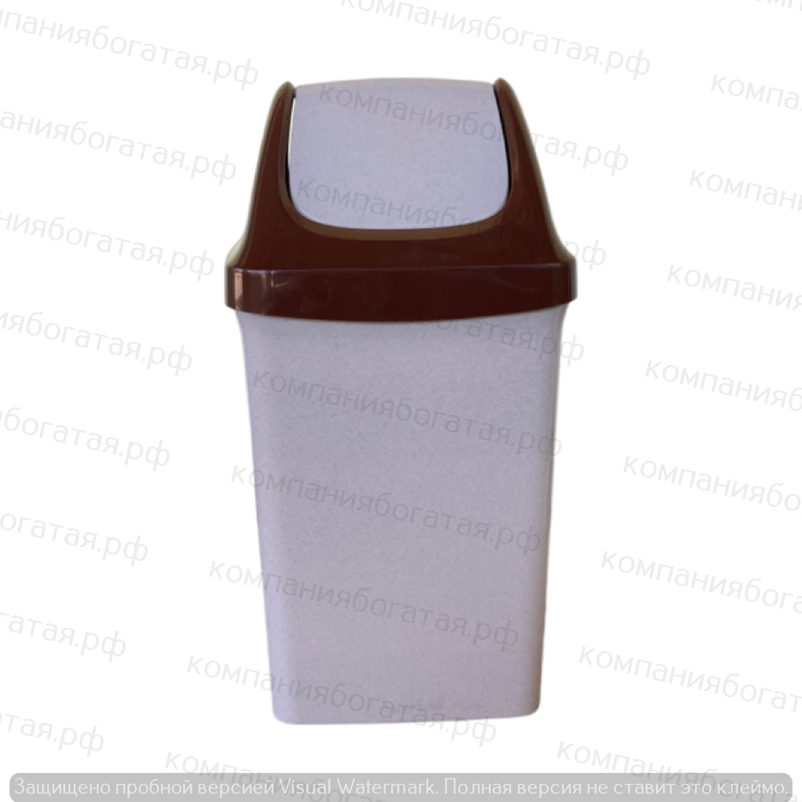 картинка Ведро пластиковое с плавающей крышкой 50л от магазина Богатая