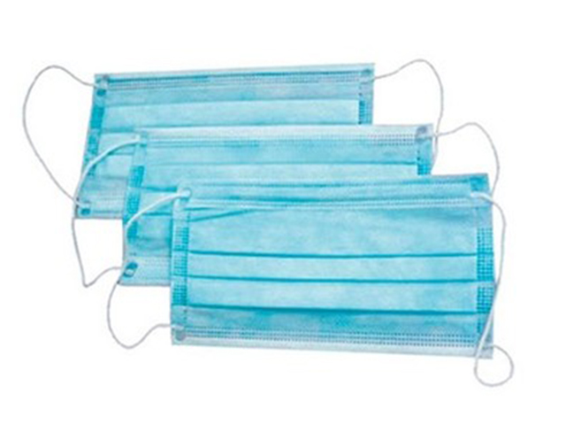 картинка Маски защитные ГОЛУБЫЕ (50 шт) с фиксатором от магазина Богатая