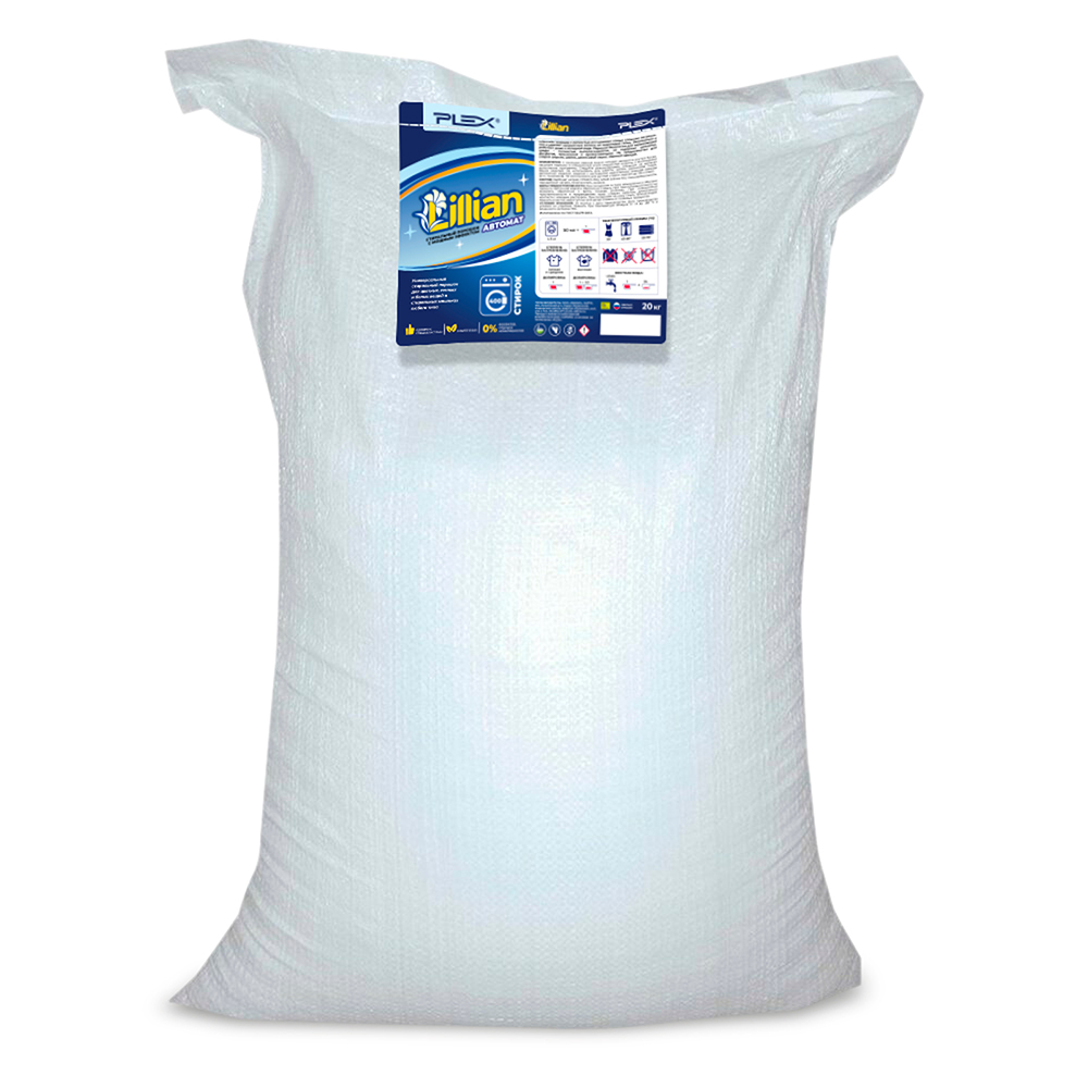 картинка Плекс Профессиональный суперконцентрированный стиральный порошок LILLIAN 20кг от магазина Богатая