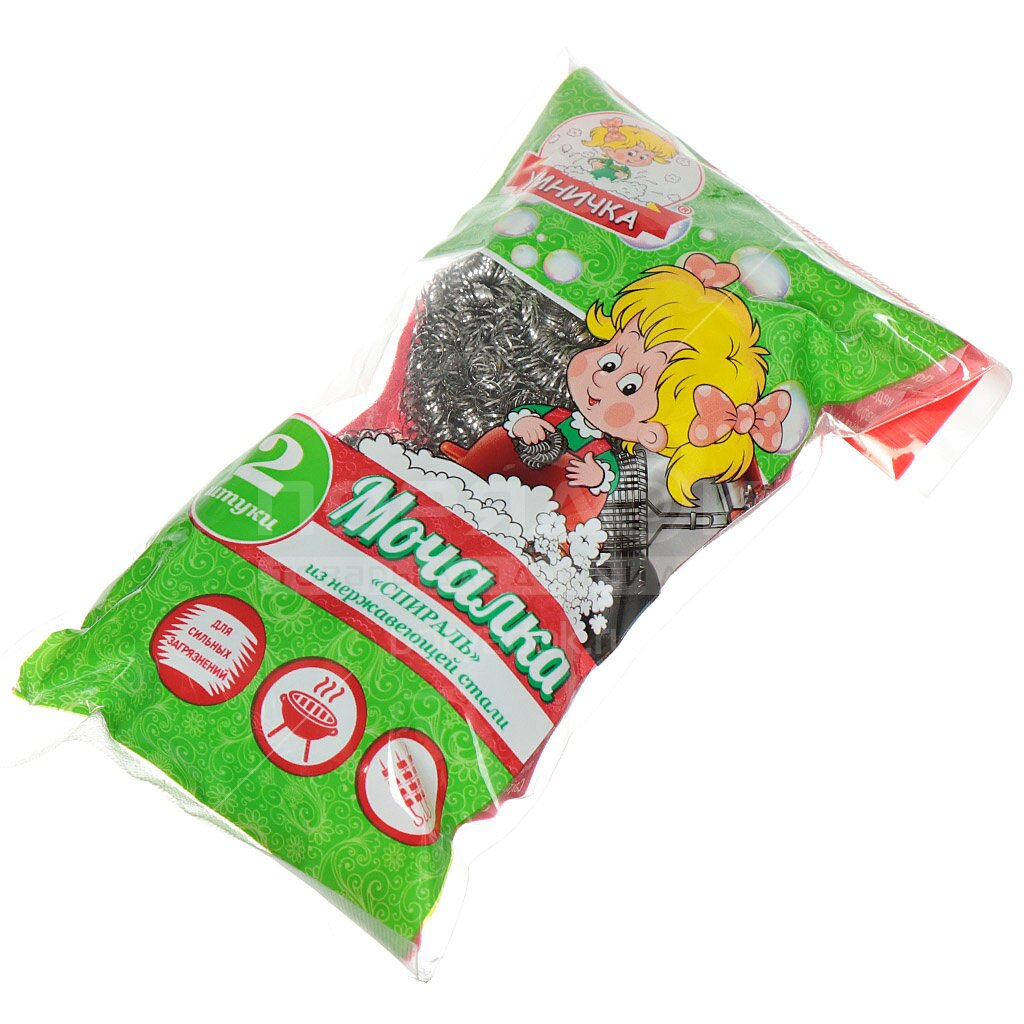 картинка Губки нержавейка спираль (2шт) от магазина Богатая