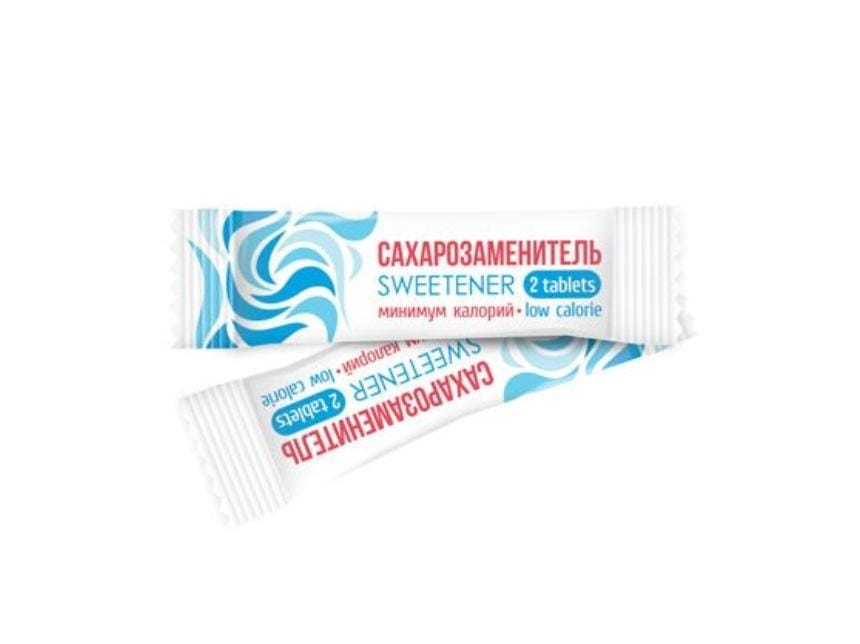 картинка Заменитель сахара 2 таблетки стиках (50шт) от магазина Богатая