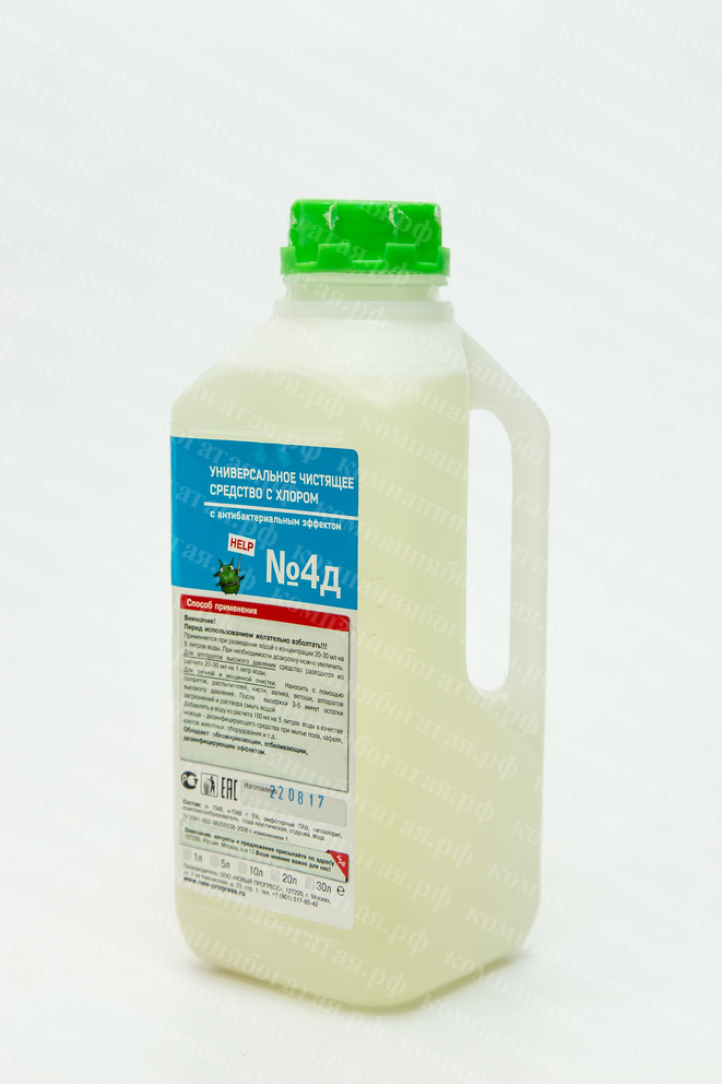 картинка ЖМС №4Д (1л) Средство для сантехники от магазина Богатая