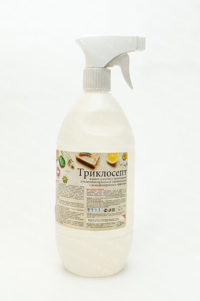 картинка ЖМС ТРИКЛОСЕПТ (1л) Антисептик для рук и поверхностей от магазина Богатая