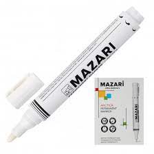 картинка Маркер перманентный белый 3мм от магазина Богатая