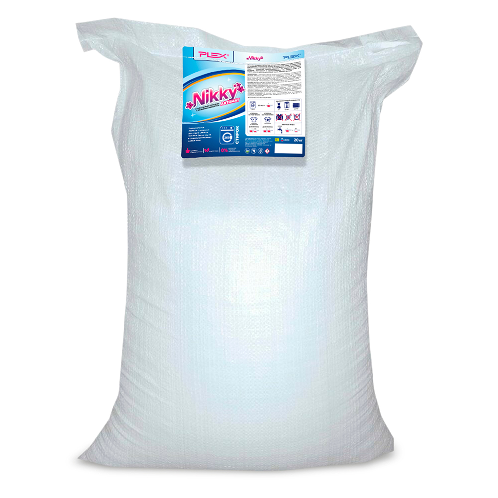 картинка Плекс Профессиональный стиральный порошок NIKKY 20кг от магазина Богатая