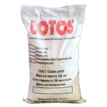 картинка Стиральный порошок Лотос универсал 20кг от магазина Богатая