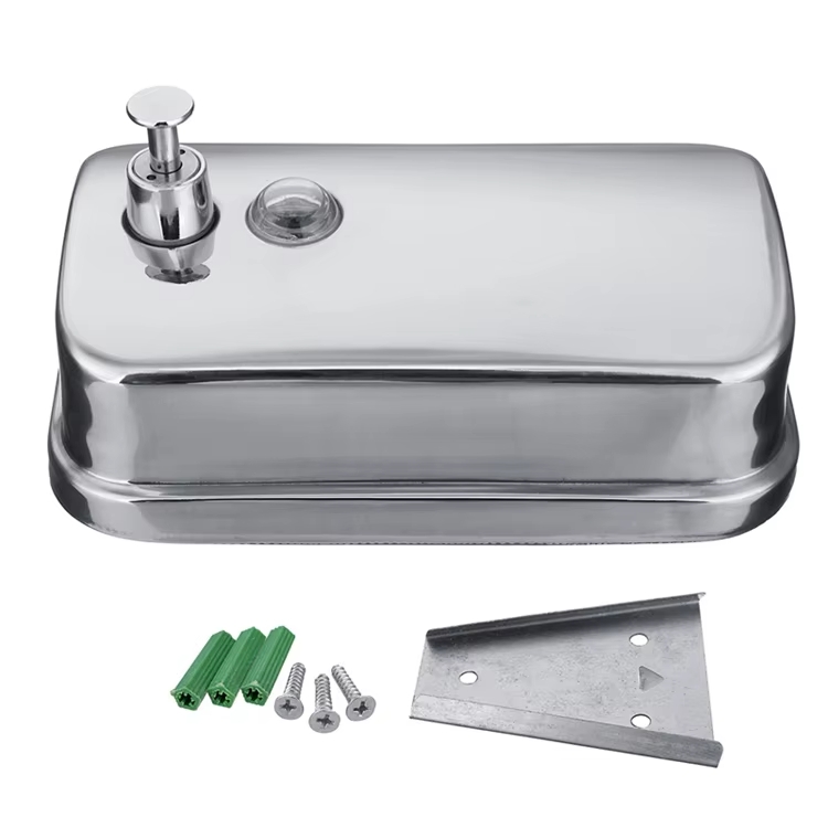 картинка Дозатор диспенсер жидкого мыла НЕРЖАВЕЙКА 1000мл от магазина Богатая