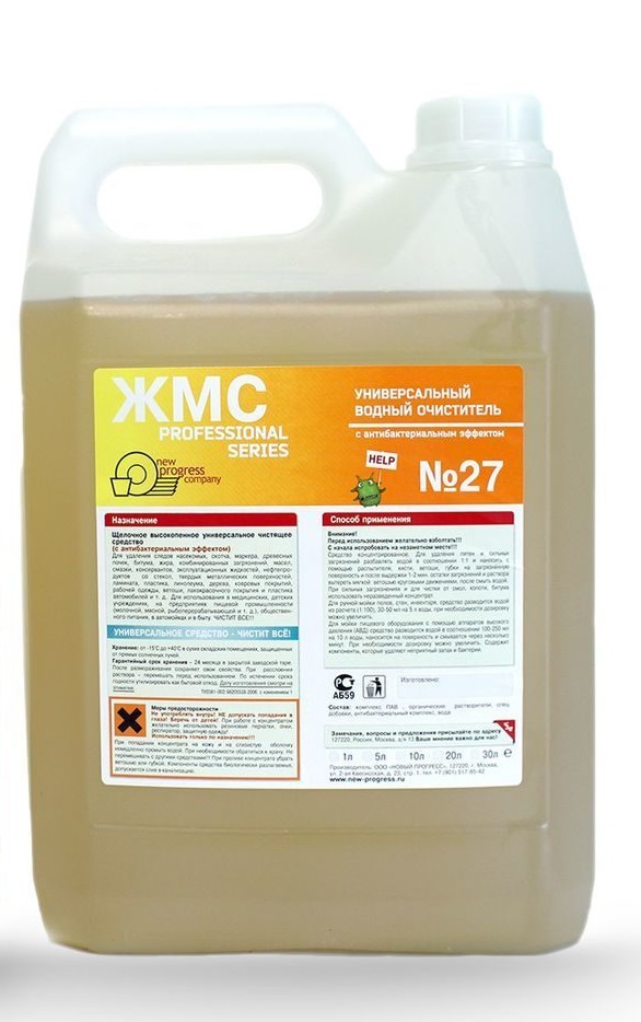 картинка ЖМС №27(5л) Универсальный водный пенный очиститель от магазина Богатая