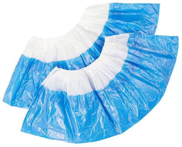 картинка Бахилы прочные 60мкм (1000шт/500пар) КОРОБКА от магазина Богатая