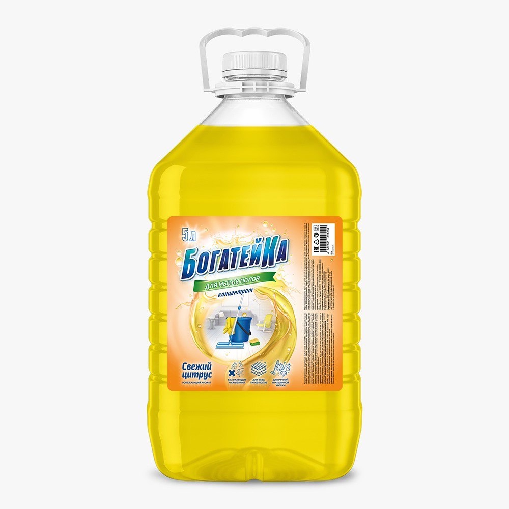картинка БогатейКа Средство для полов (5л) от магазина Богатая