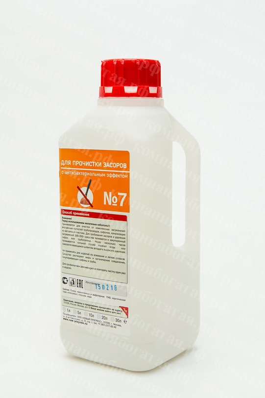 картинка ЖМС №7 КРОТ для прочистки труб 1л от магазина Богатая