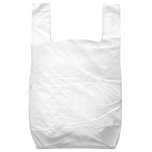 картинка Пакеты "майка" (100шт) Белые 50х30, 25 мкм от магазина Богатая