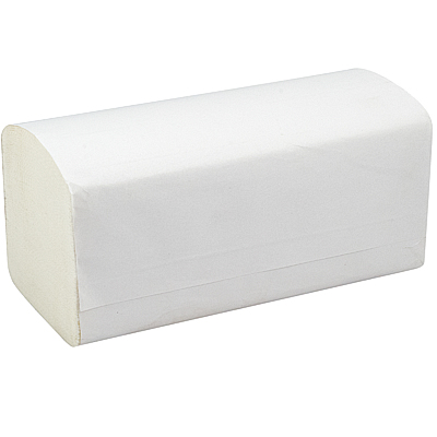 картинка Полотенце бумажное (широкое) V сложение 2сл 200л БЕЛОЕ ПРЕМИУМ от магазина Богатая