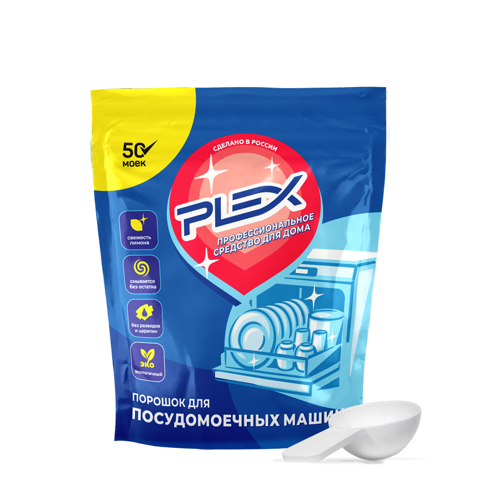 картинка Плекс Порошок для посудомоечных машин 1кг от магазина Богатая
